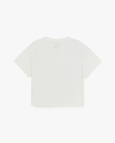  MLB - Áo croptop nữ cổ tròn tay ngắn Basic 