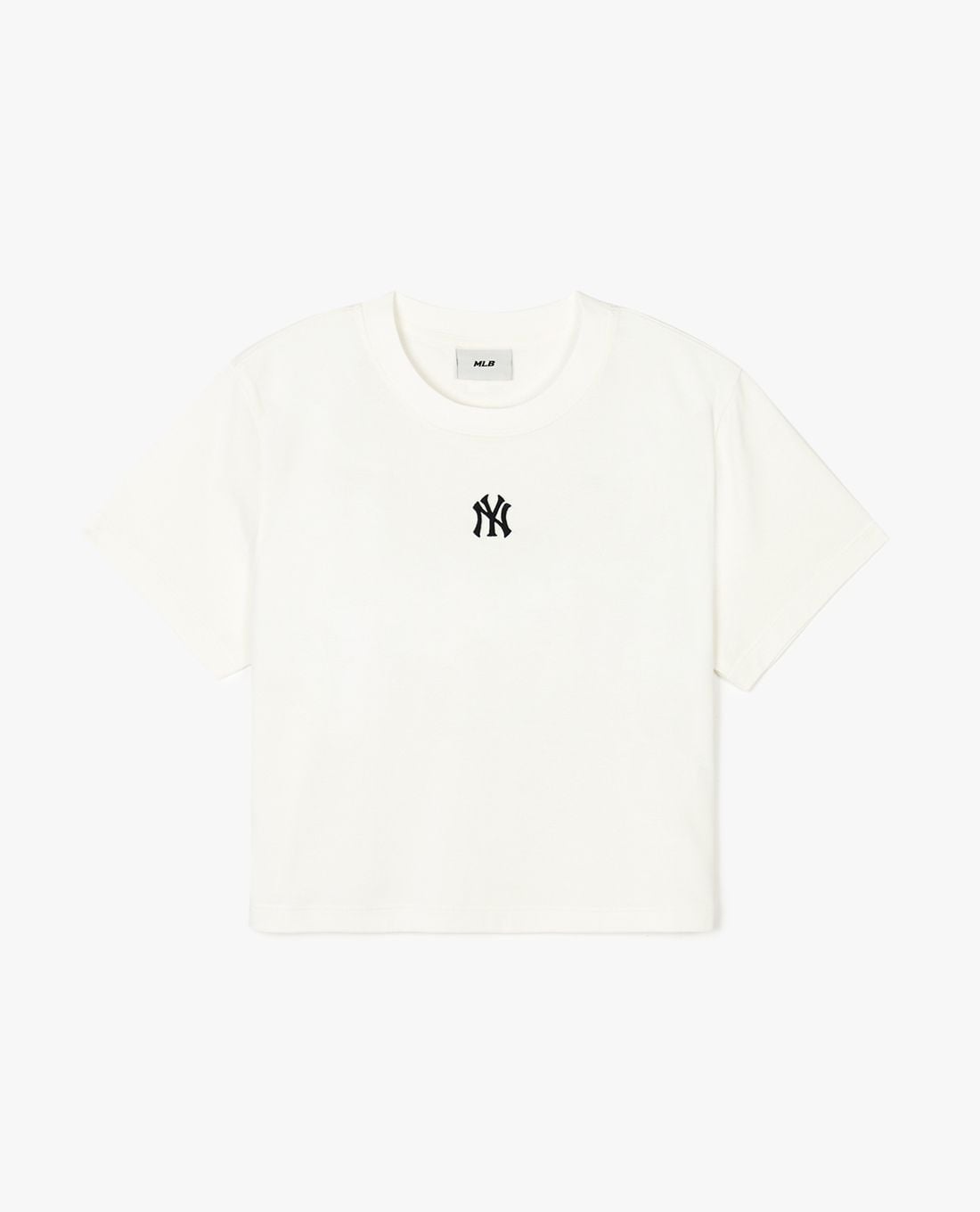 MLB - Áo croptop nữ cổ tròn tay ngắn Basic Small Logo