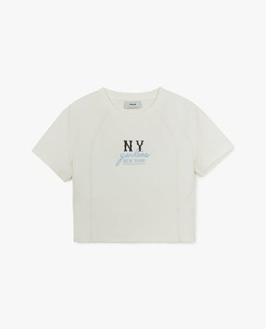  MLB - Áo croptop nữ Basic Coopers Slim 
