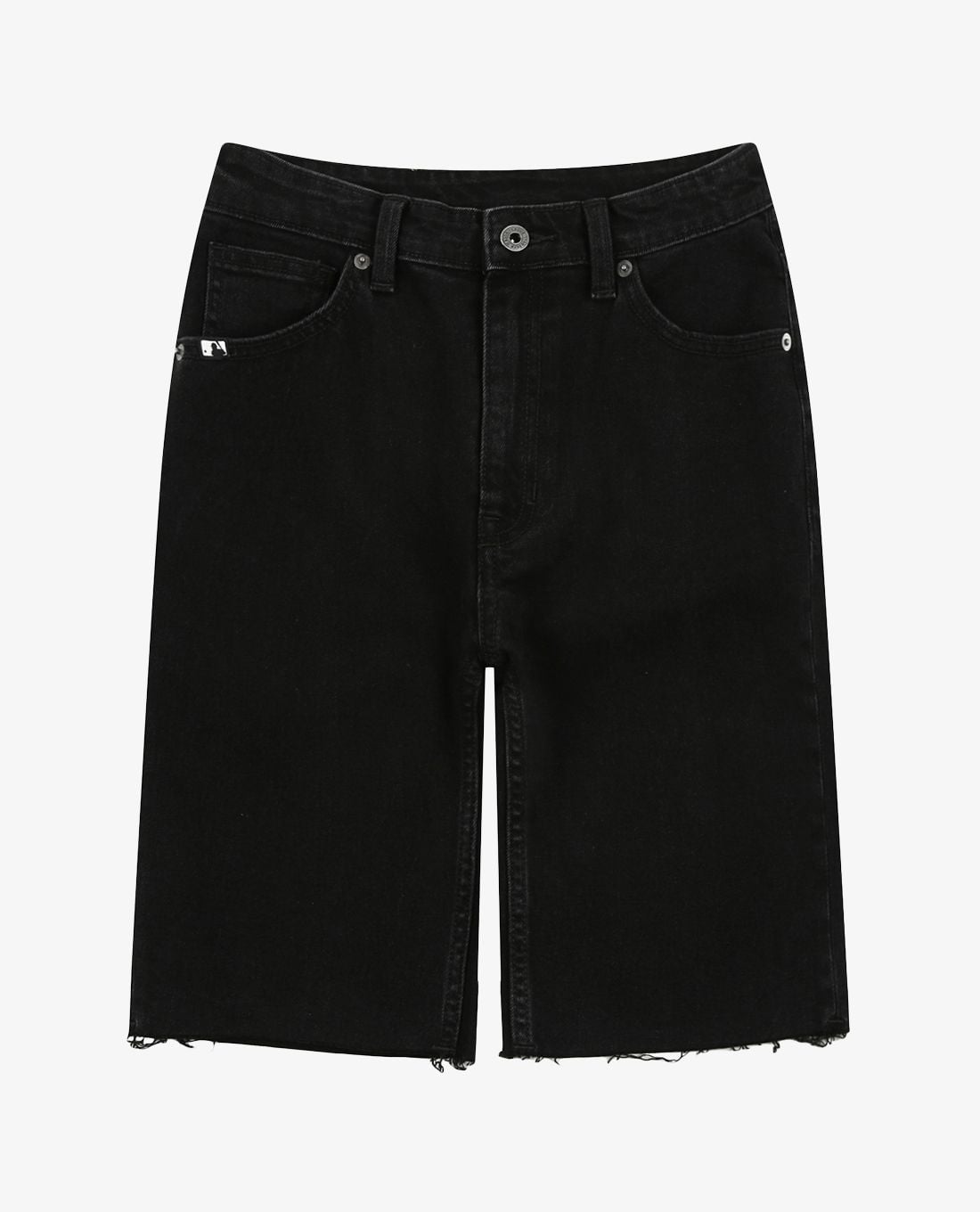 MLB - Quần shorts jeans nữ Biker Denim