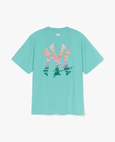  MLB - Áo thun unisex tay ngắn Summer Colorful Big Color 