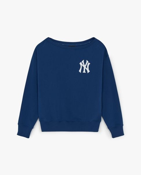  MLB - Áo sweatshirt nữ cổ thuyền tay dài Heritage 