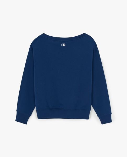  MLB - Áo sweatshirt nữ cổ thuyền tay dài Heritage 