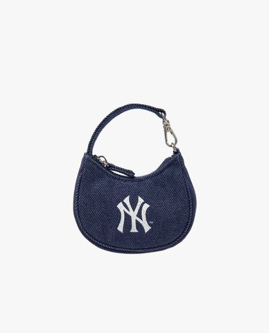  MLB - Móc khoá túi xách Basic Denim Mini 