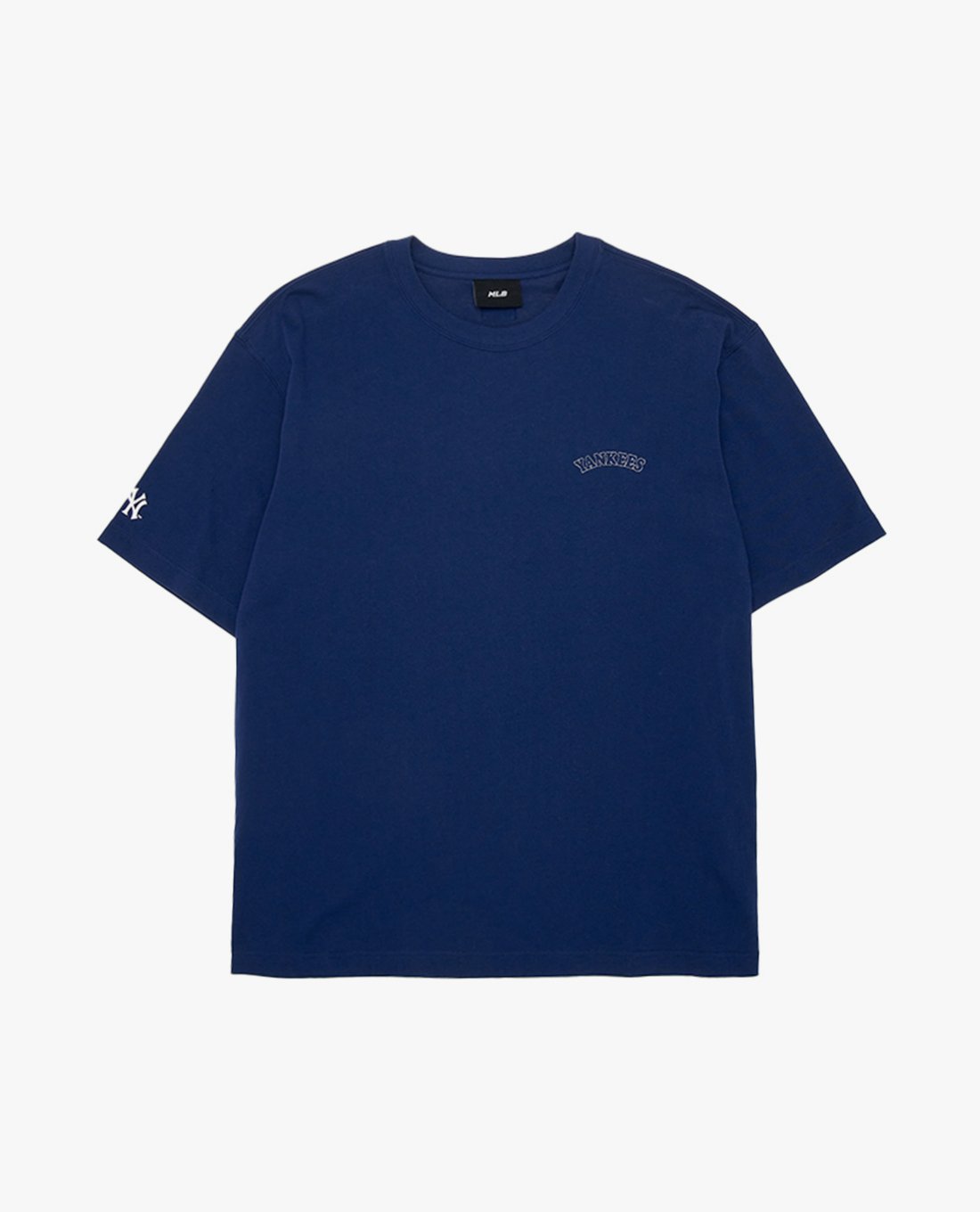 MLB - Áo thun unisex cổ tròn tay ngắn in logo