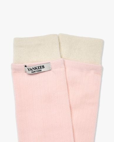  MLB - Vớ nữ cổ cao phối màu Layered 