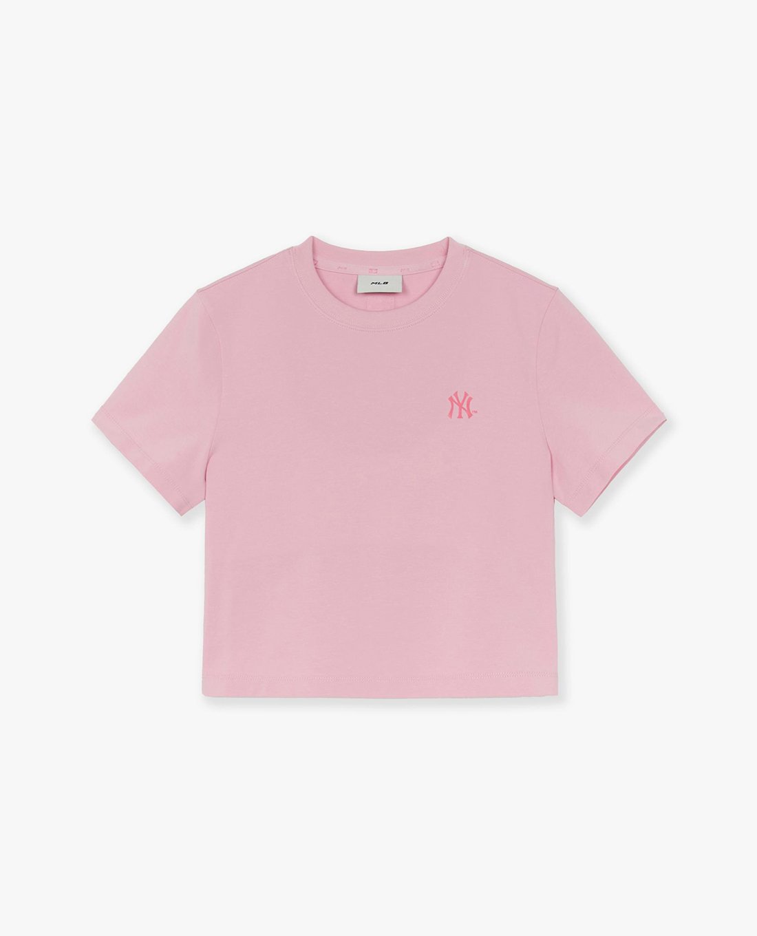 MLB - Áo croptop nữ cổ tròn tay ngắn Summer Vintage