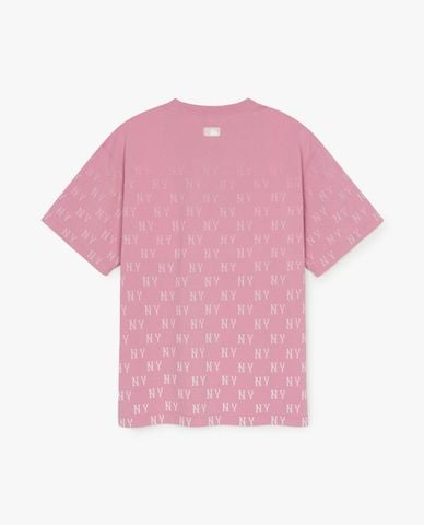  MLB - Áo thun unisex cổ tròn tay ngắn Vintage Monogram 