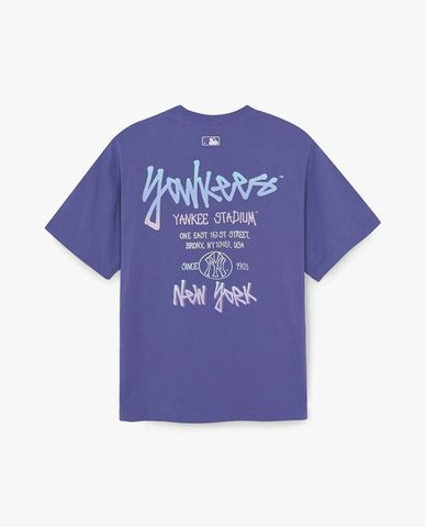  MLB - Áo thun unisex tay ngắn Basic Street 