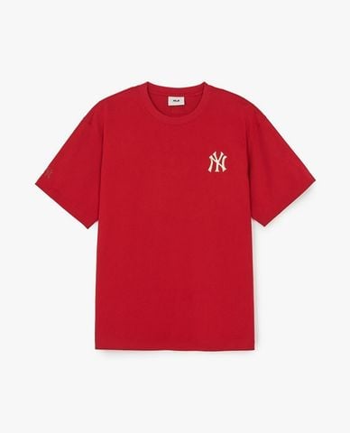  MLB - Áo thun unisex cổ tròn New Year Horse Back Graphic 