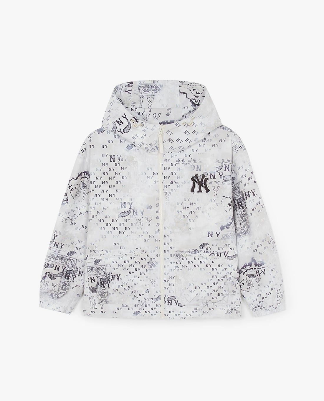 MLB - Áo khoác gió unisex phối mũ tay dài Monogram
