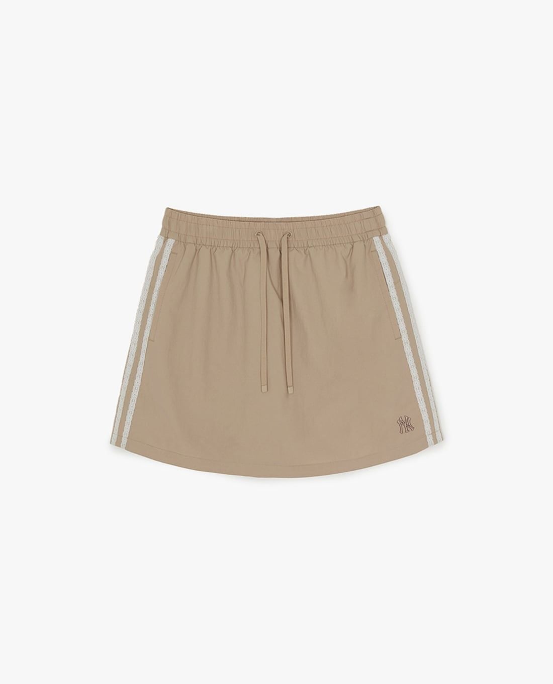 MLB - Quần short giả váy nữ lưng thun Varsity