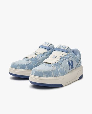  MLB - Giày sneakers unisex cổ thấp Chunky Liner Denim Classic Mono 