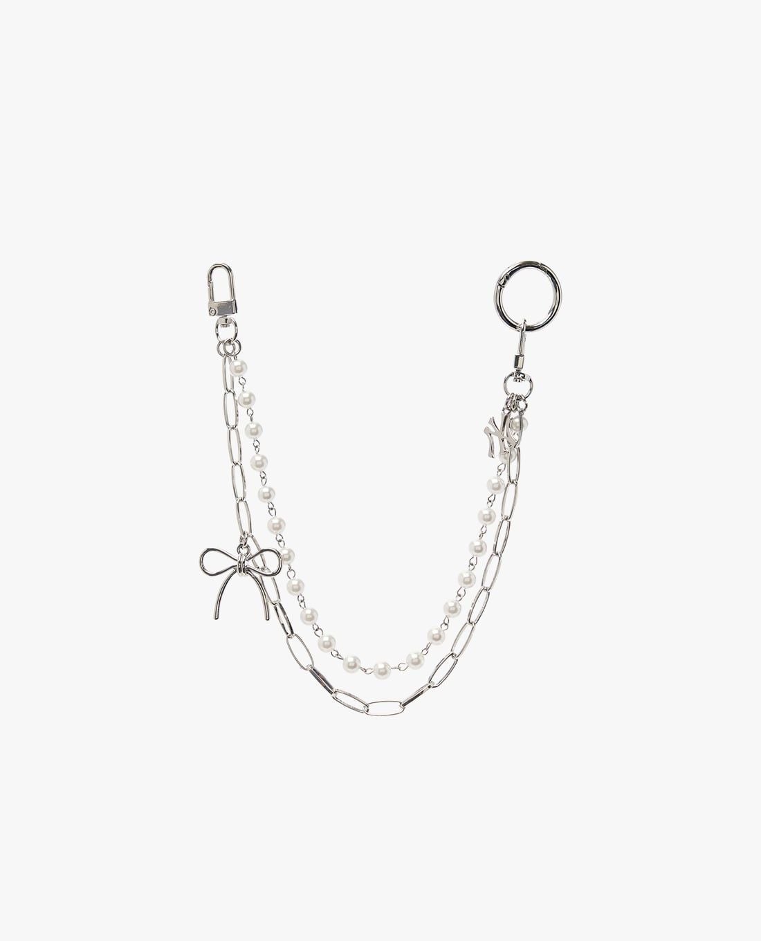 MLB - Móc khóa túi xách nữ Ribbon Jewelry