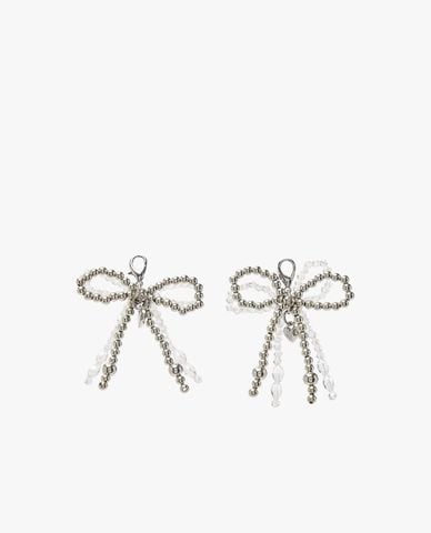  MLB - Charm nữ trang trí giày Double Beads Ribbon 
