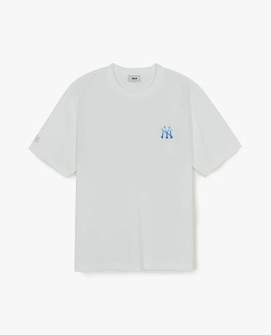  MLB - Áo thun unisex tay ngắn Basic Colorful Street Logo 
