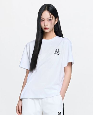  MLB - Áo thun unisex tay ngắn Basic Back Street Logo 