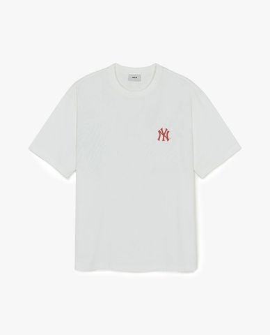  MLB - Áo thun unisex tay ngắn Basic Street 