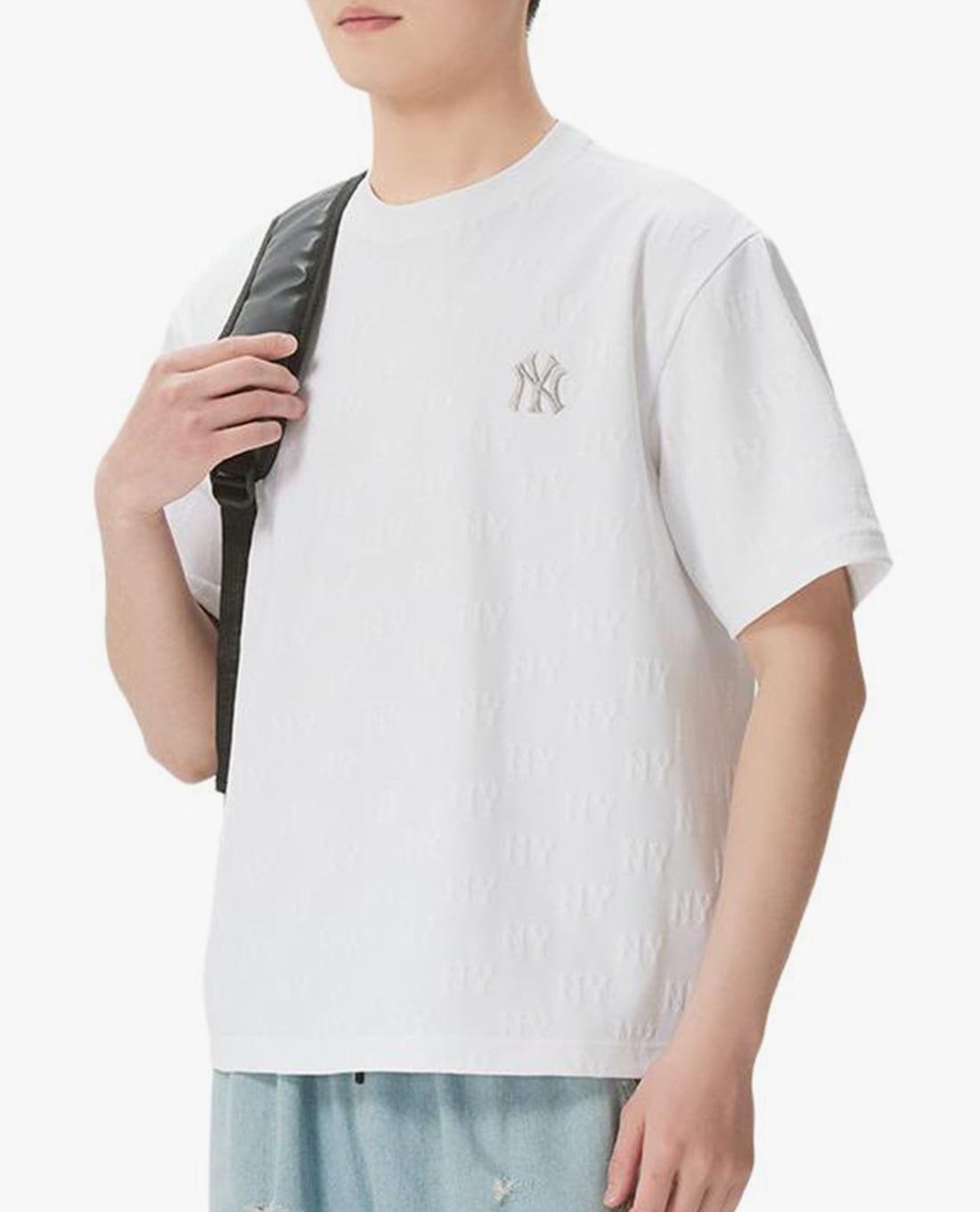 MLB - Áo thun unisex tay ngắn Monogram Embossed