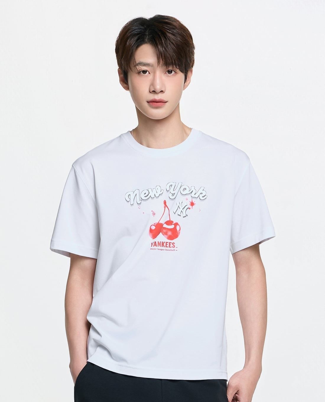 MLB - Áo thun unisex cổ tròn tay ngắn Summer Fruits
