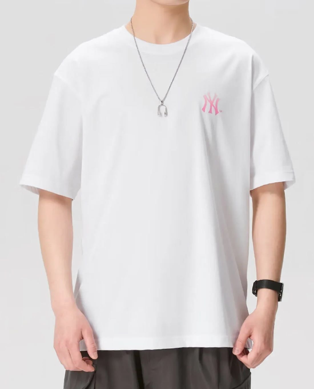 MLB - Áo thun unisex cổ tròn tay ngắn Summer Fruits