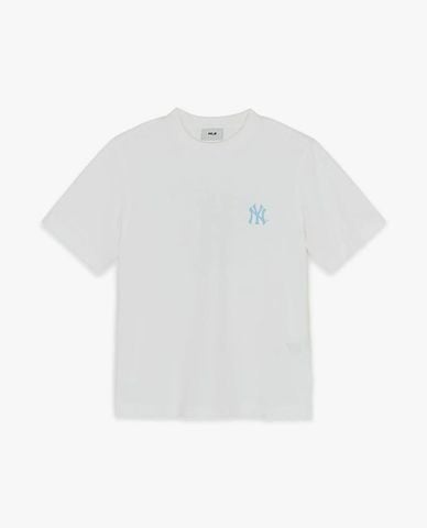  MLB - Áo thun unisex cổ tròn tay ngắn Colorful City 