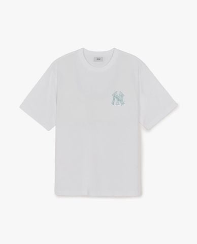  MLB - Áo thun unisex cổ tròn tay ngắn Star Glitter 