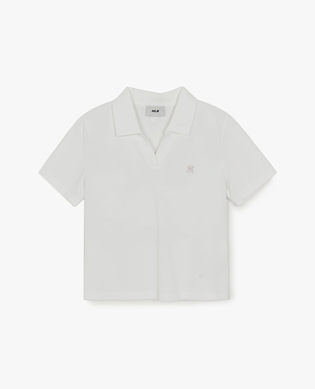 MLB - Áo polo nữ cổ bẻ tay ngắn Basic