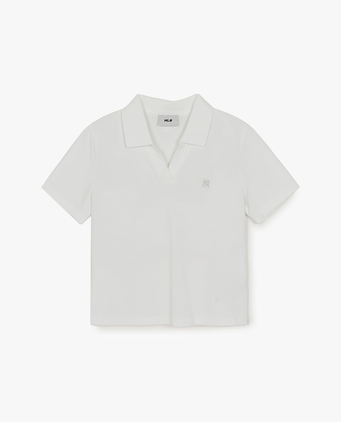 MLB - Áo polo nữ cổ bẻ tay ngắn Basic
