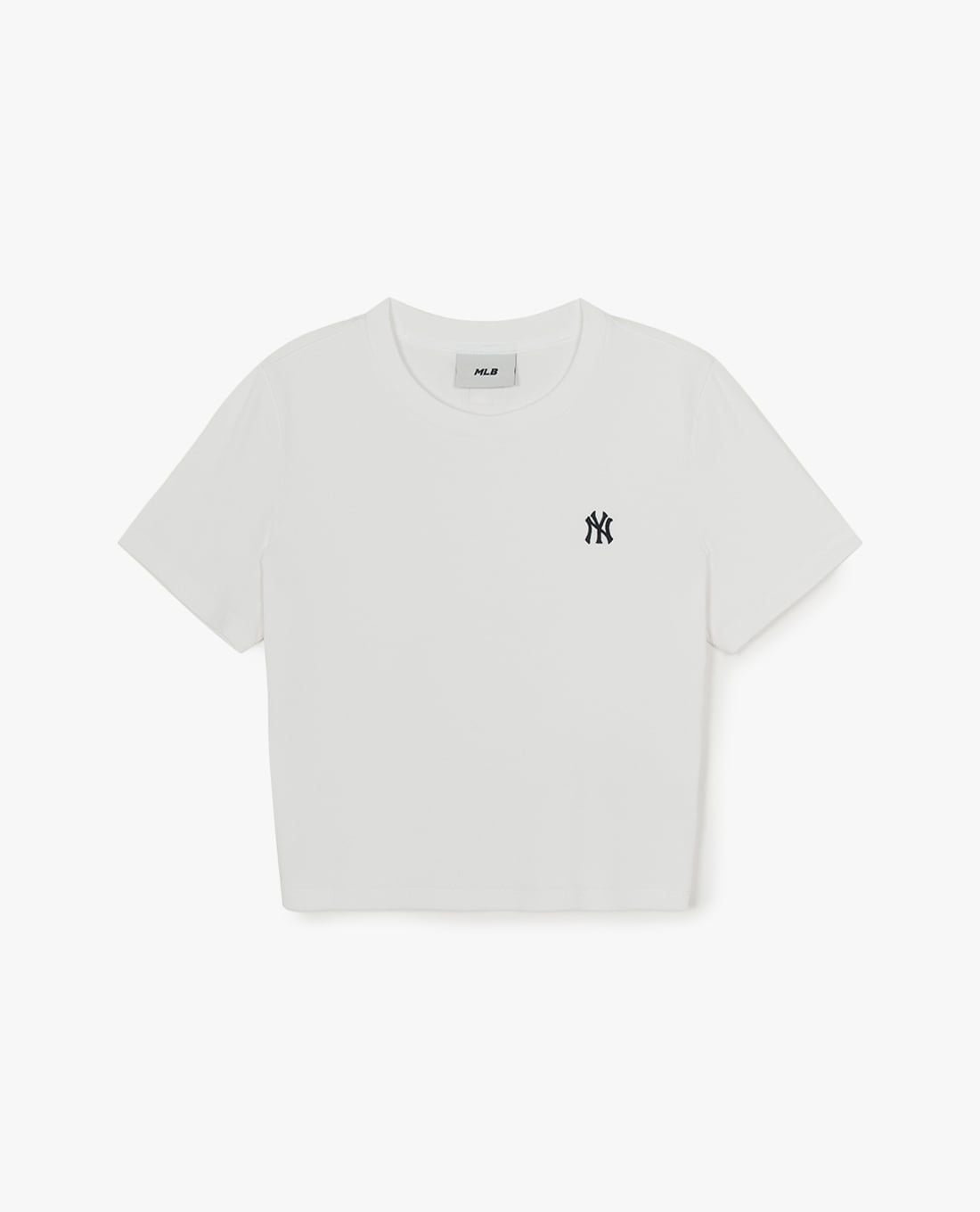 MLB - Áo croptop nữ cổ tròn tay ngắn Vintage