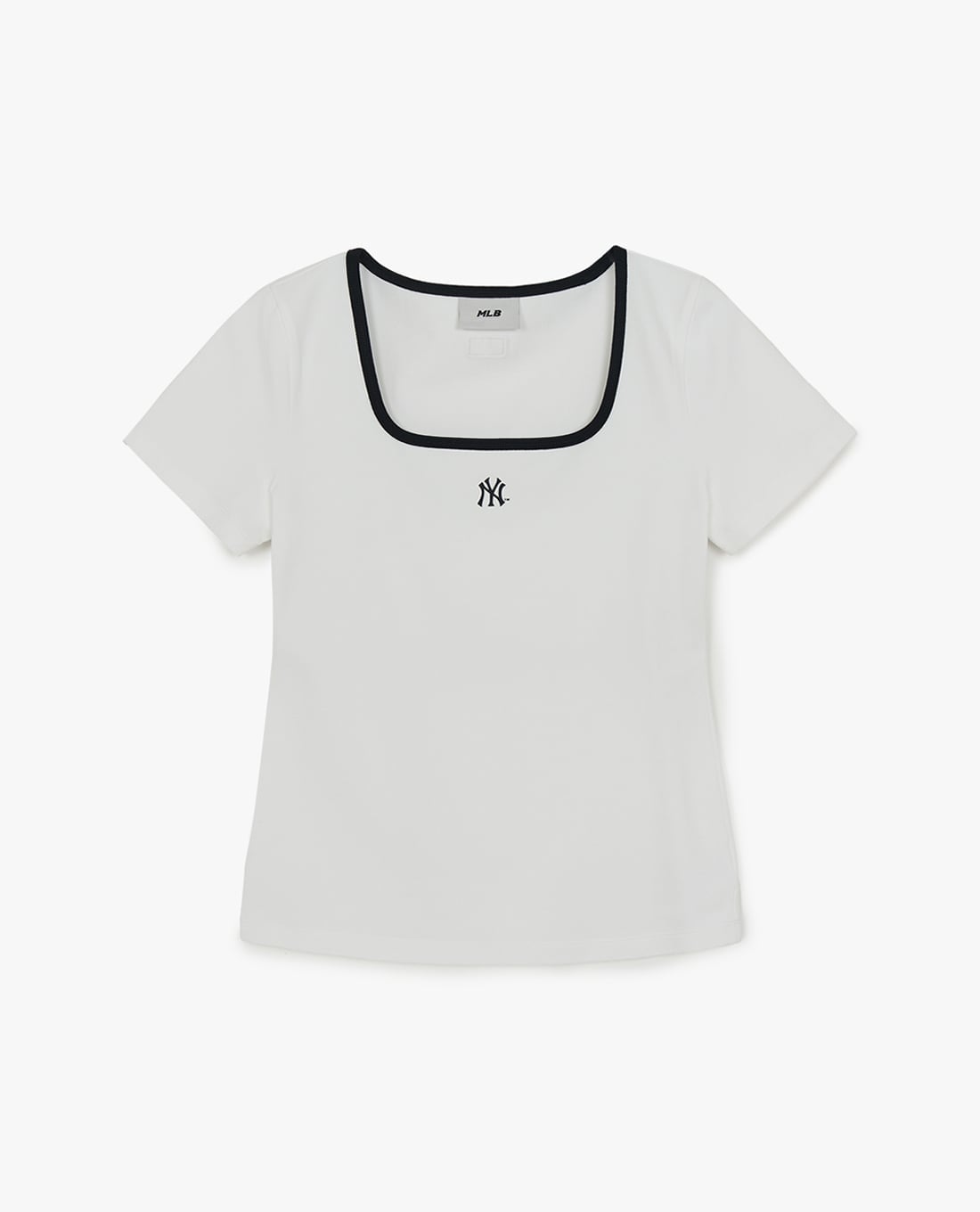 MLB - Áo thun nữ cổ vuông tay ngắn Basic