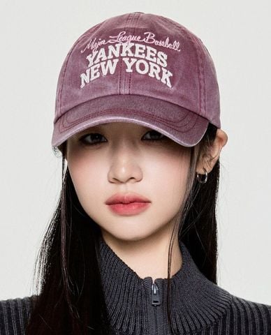  MLB - Nón bóng chày unisex Vintage Color Washing 