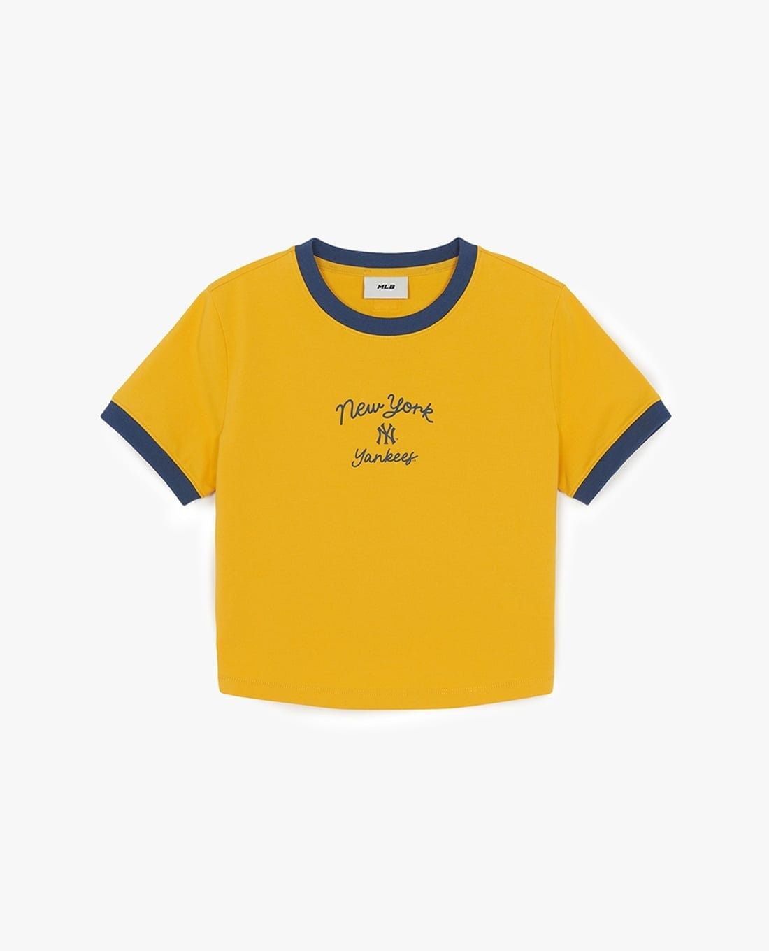 MLB - Áo croptop nữ cổ tròn tay ngắn Sportive