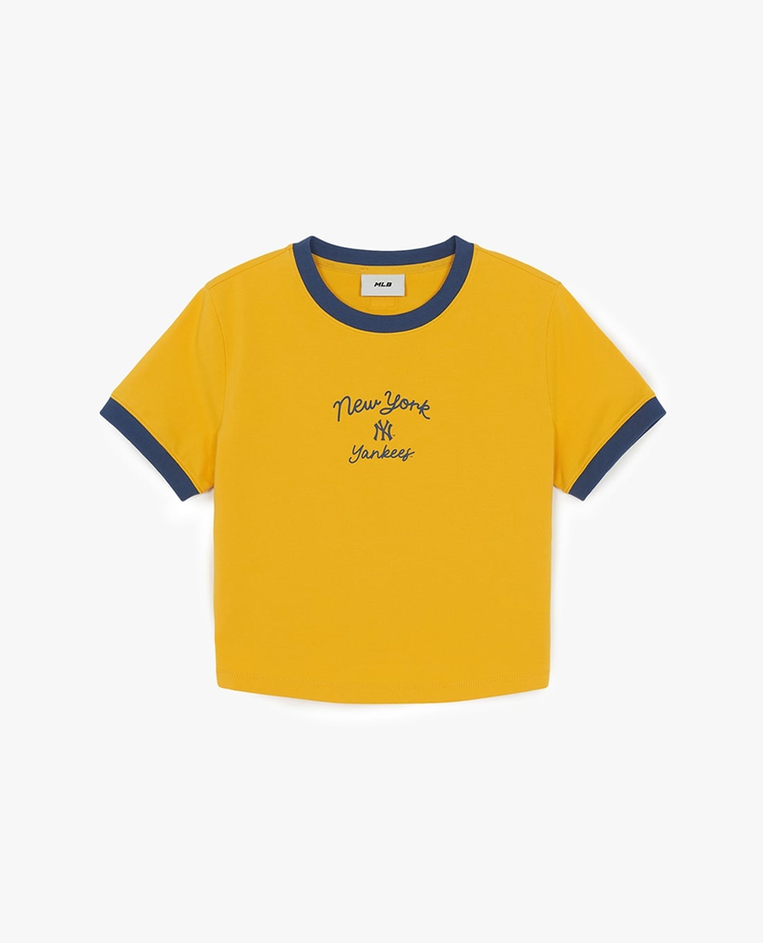 MLB - Áo croptop nữ cổ tròn tay ngắn Sportive