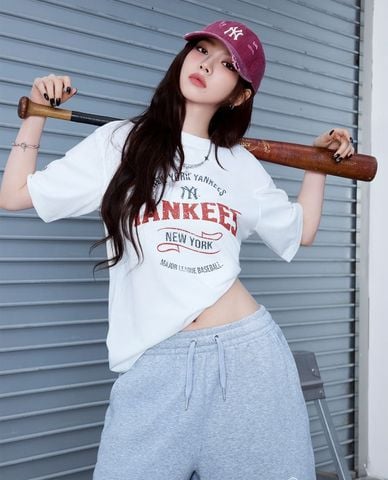 MLB - Áo thun unisex Varsity Vintage Color Graphic Overfit 