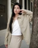  Áo Sơ Mi Nữ Linen Dáng Regular 