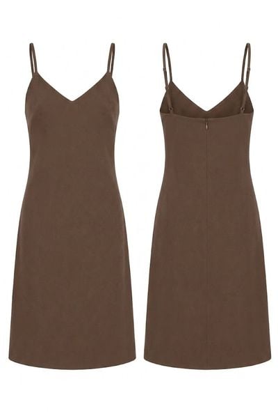  Váy Hai Dây Nữ Dáng Ôm Vải Linen 