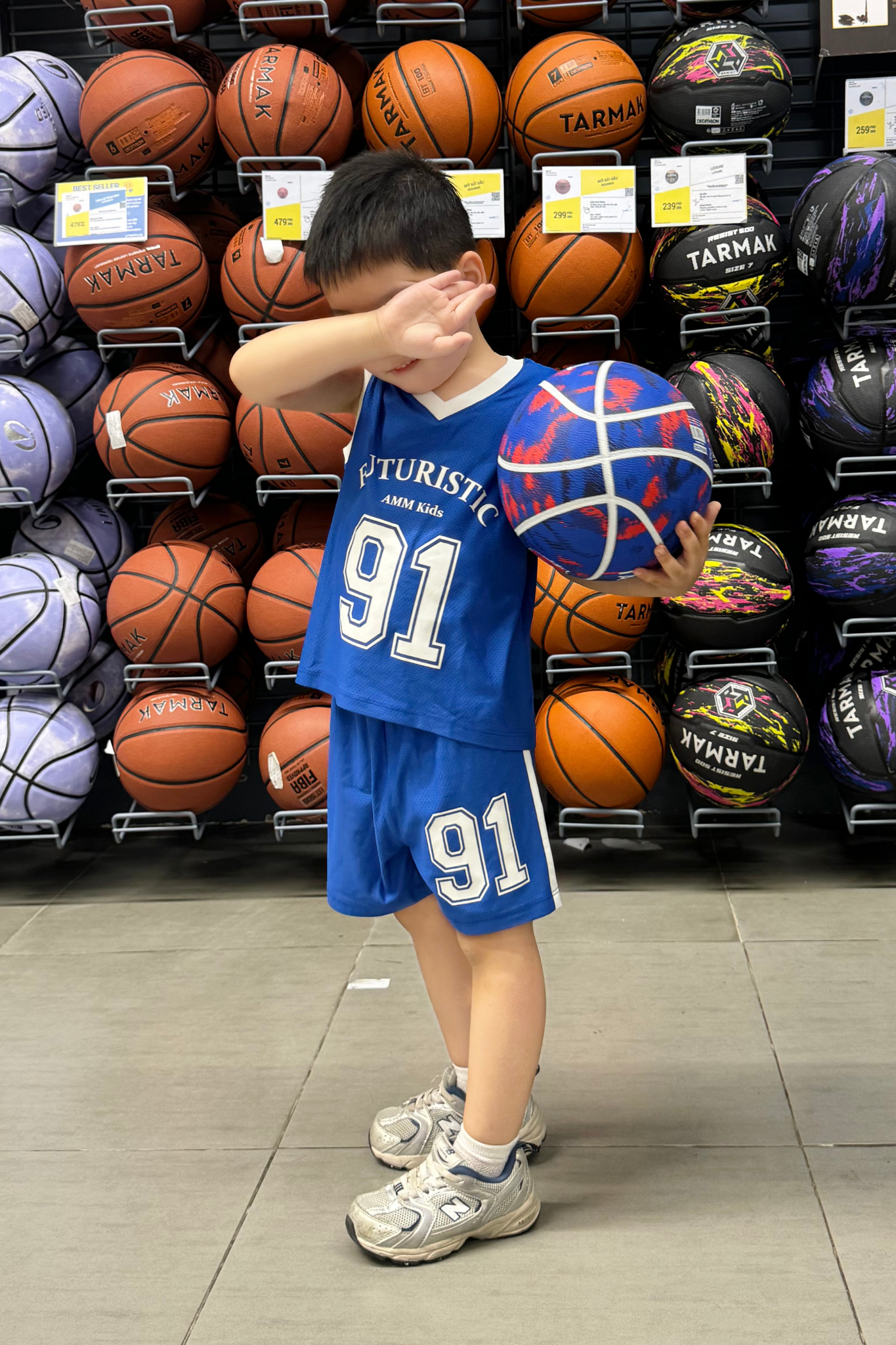  Bộ quần áo Unisex Kids Thể thao in hình 