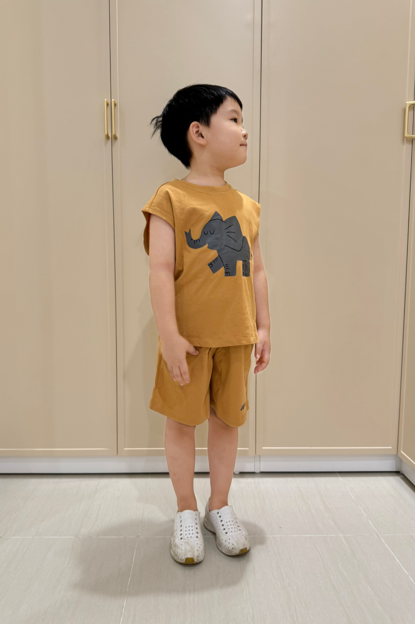  Bộ quần áo ở nhà bé trai in hình động vật dáng regular 