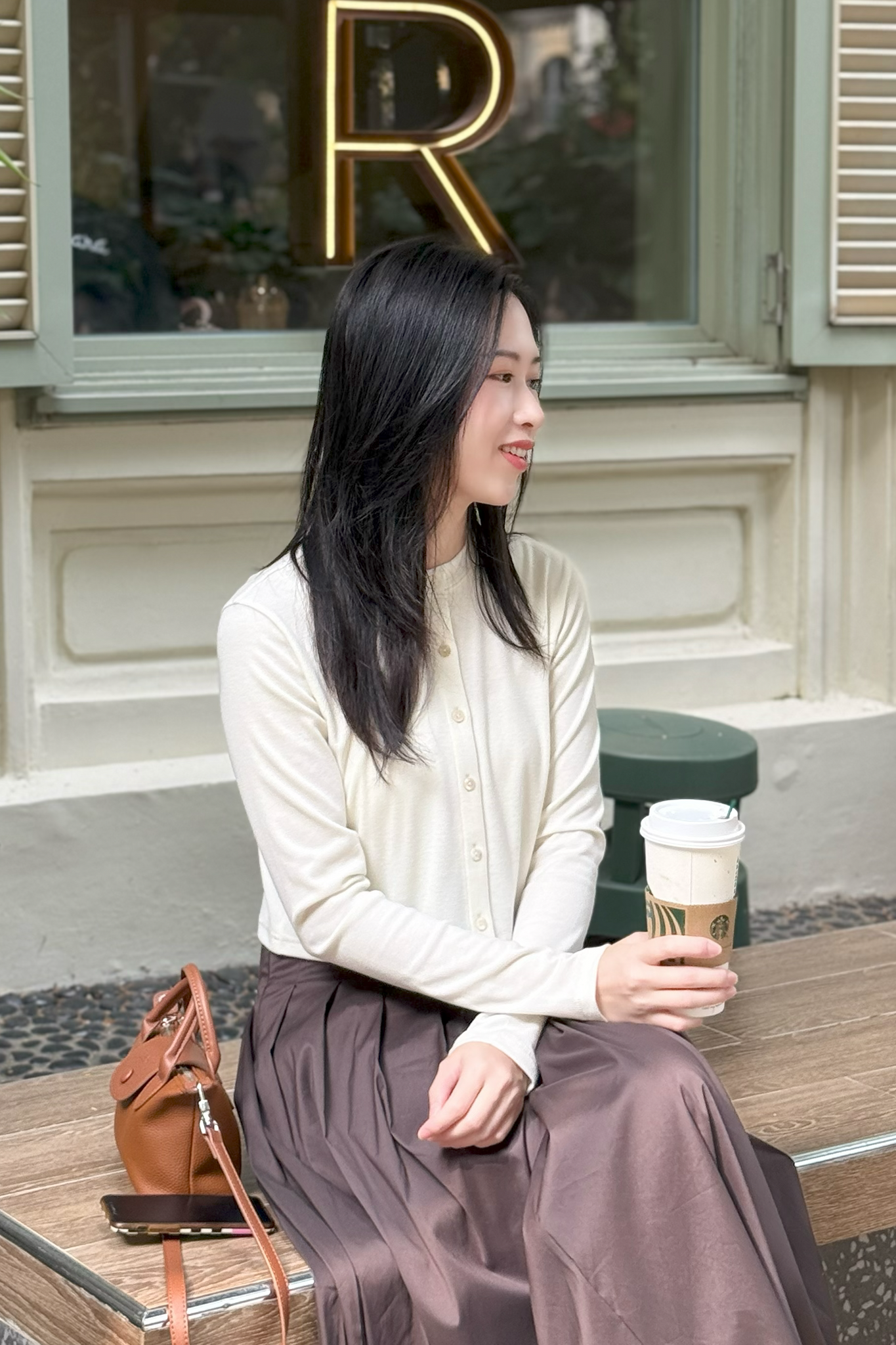  Áo Cardigan Nữ vải Knit Dáng Crop 