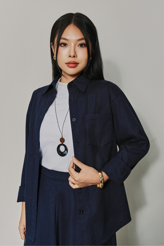  Áo Sơ Mi Nữ Linen Dáng Regular 