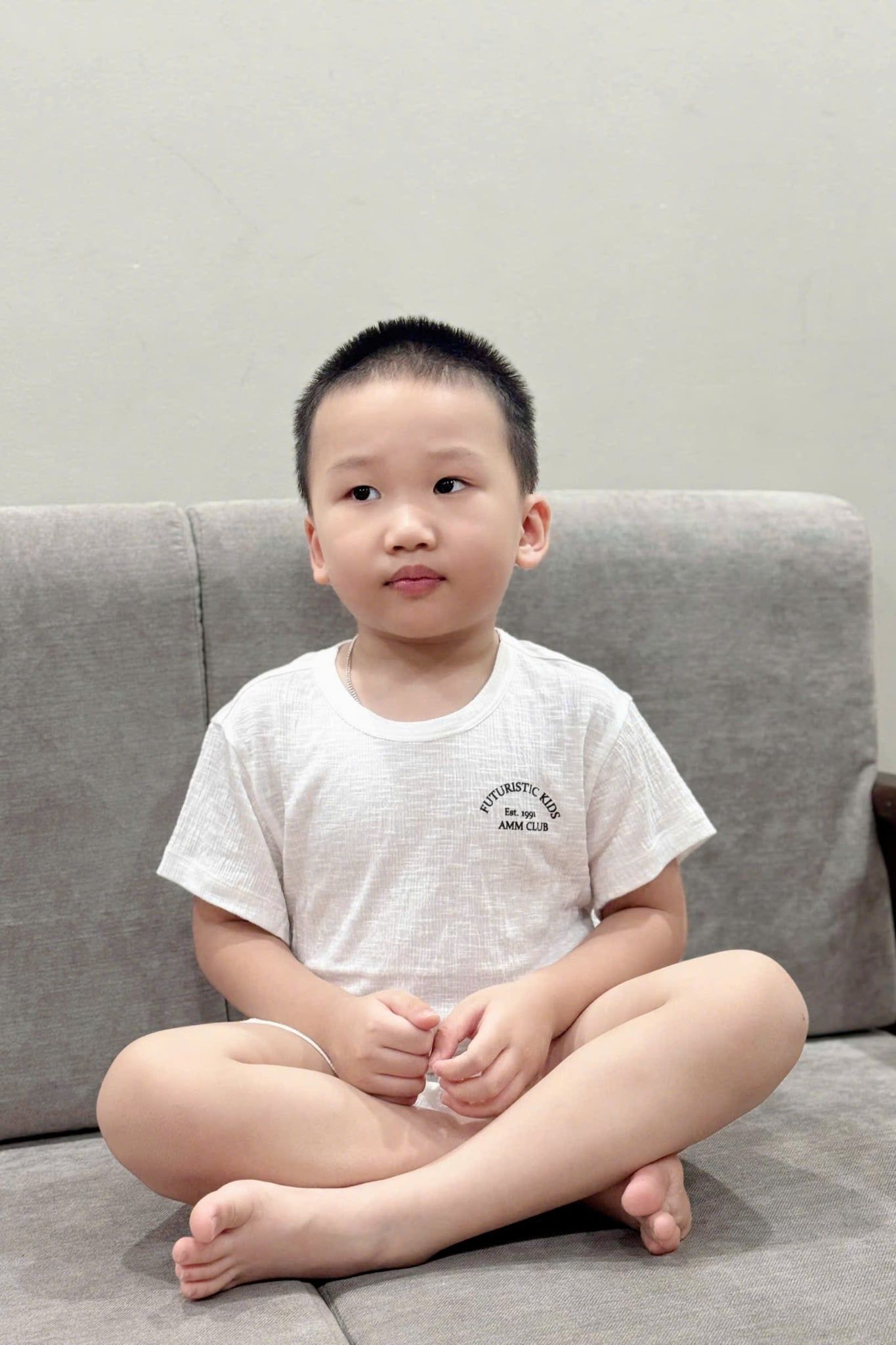  Set Bộ Unisex Kids Mặc Nhà Vải Crinkle In Logo 