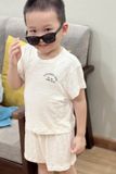  Set Bộ Unisex Kids Mặc Nhà Vải Crinkle In Logo 