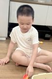  Set Bộ Unisex Kids Mặc Nhà Vải Crinkle In Logo 