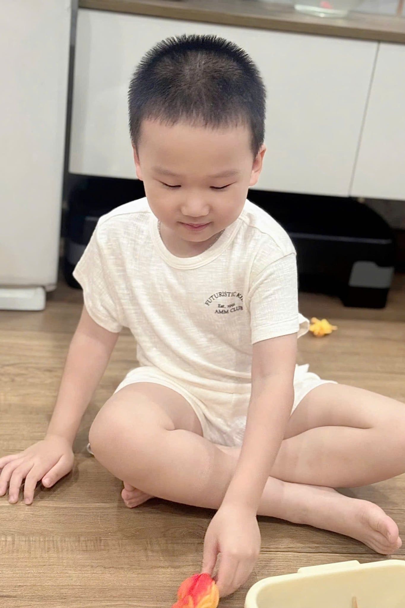  Set Bộ Unisex Kids Mặc Nhà Vải Crinkle In Logo 