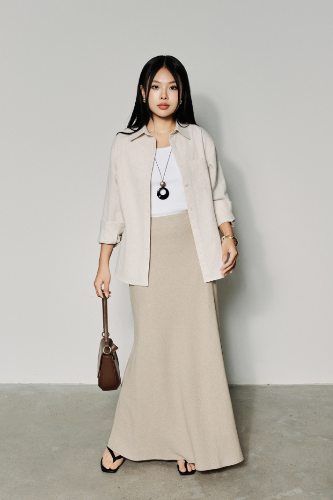  Áo Sơ Mi Nữ Linen Dáng Regular 