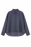  Áo Sơ Mi Nữ Dáng Rộng Vải Linen Visco 