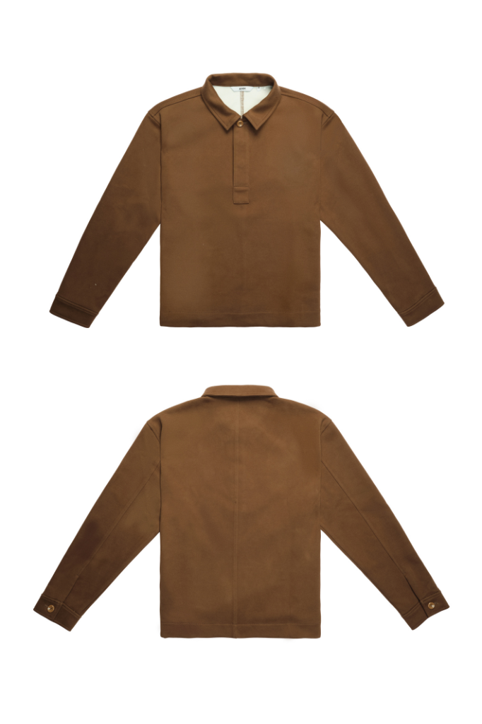  Áo Polo Nam Vải Nỉ 2 Da Dáng Boxy 