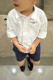  Áo sơ mi Bé Trai dài tay vải Oxford 