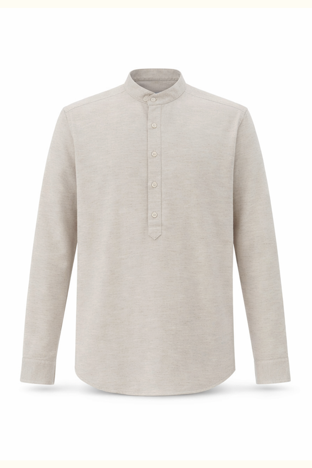  Áo Sơ Mi Nam Cổ Tàu Dáng Suông Vải Linen 